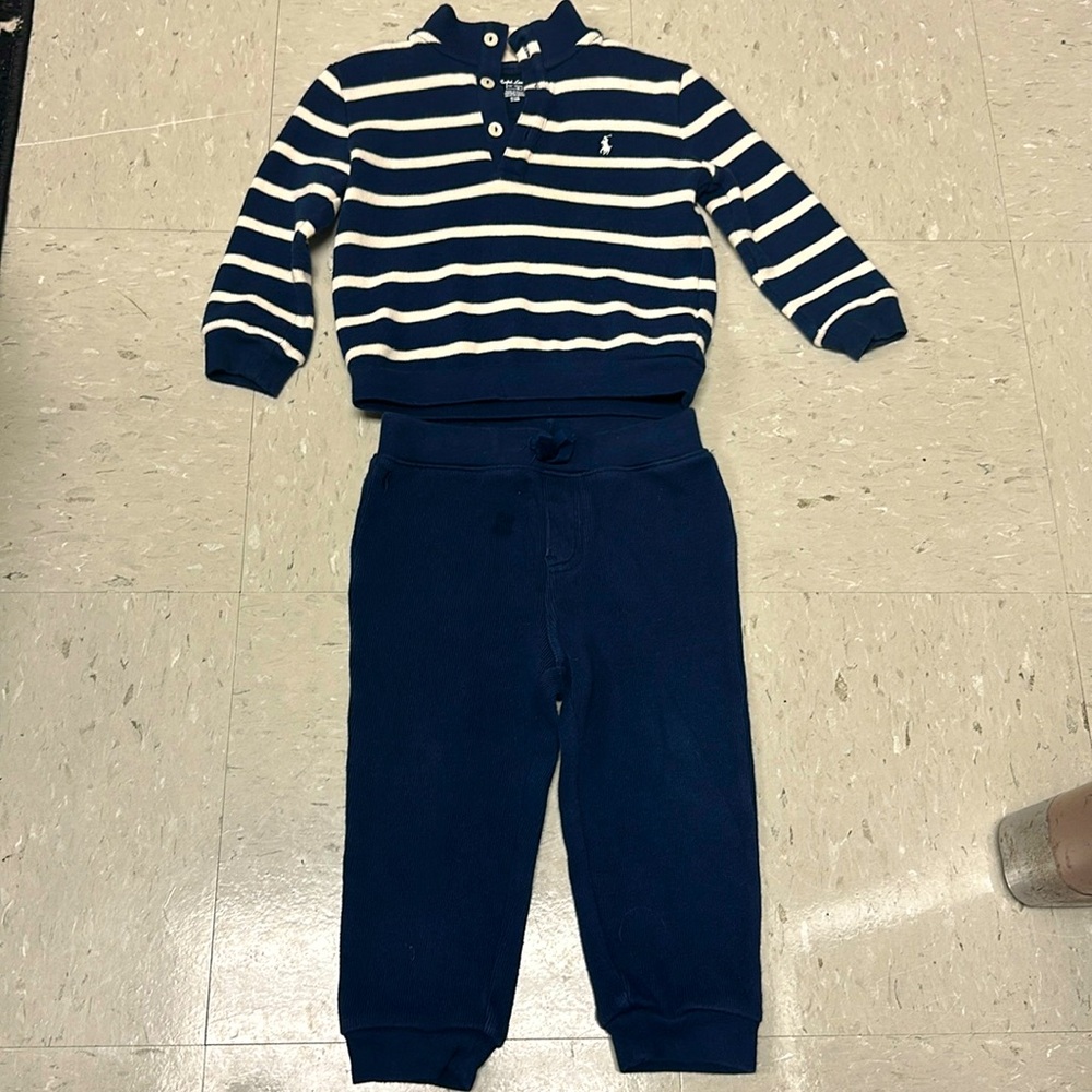 Ralph Lauren matching outfit 24 months